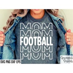 Football Mom Svg | Football Season Shirt | School Sports Cut Files | Football Quotes | T-shirt Designs | High School Foo