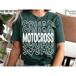 Motocross Squad Svg | Motocross Shirt | Dirt Biking Quotes | Dirt Biker Cut Files | Dirt Bike Race T-shirt | Moto-X Tshi