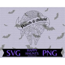Punch it SVG, easy cut file for Cricut, layered by colour