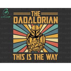 Best Dad In The Galaxy, Retro Dadalorian And Son Svg, Father Day Svg, Daddy And Me Svg, Gift For Dad, Blessed Dad Svg, B