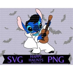Elvis stitch SVG, easy cut file for Cricut, Layered by colour