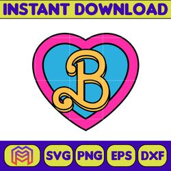Barbi Icons Rainbow Inline Skate Flamingo Palm Ice Cream Sun, SVG PNG Clipart Digital Download (2)
