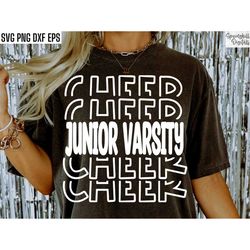 JV Cheer Svgs | Cheerleading Pngs | Cheer Team Cut Files | Junior Varsity | Cheerleading Tshirt | Cheer Squad Png | High