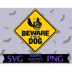 Beware SVG, easy cut file for Cricut, Layered by colour