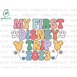 My First Trip 2023, Family Trip Svg, Making Memories Svg, Groovy Style Svg, Vacay Mode Svg, Magical Kingdom