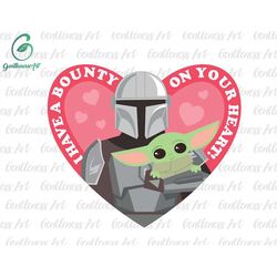 Happy Valentine Day A Bounty On Your Heart Svg, Television Series Svg, Space Travel Svg, Science Fiction Svg, This Is Th