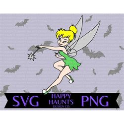 Tinkerbell SVG, easy cut file for Cricut, Layered by colour