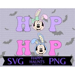 Hop Hop mice SVG, easy cut file for Cricut, Layered by colour