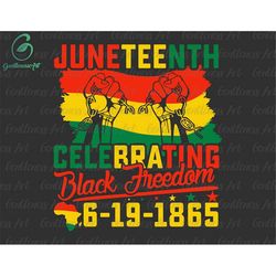 Juneteenth Celebrating Black Freedom 1865 Svg, Broken Chain Svg, Breaking Every Chain Svg,Free-ish 1865, Black History S