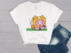 Lankybox - Foxy laying in the grass-   Sublimation PNG