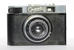 Smena-6 USSR scale-focus 35mm film camera LOMO lens T-43 4/40