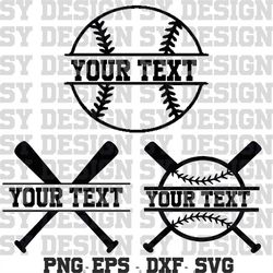 Baseball SVG, Baseball Team Logo, Softball SVG, Softball Team Logo, Cricut Files, Silhouette Files, Cut Files, DIY Team