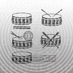 Snare Drum SVG File,Drummer Monogram SVG,Marching Band SVG,Percussion svg,Drum Corps svg -Commercial & Personal Use- Cri