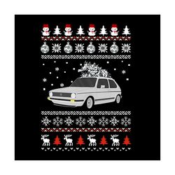 Car Christmas Decoration Svg, Vehicle Svg, Snowman Svg, Car Svg, Pine Tree Svg, Christmas Tree Svg, Snow Svg, Reindeer S