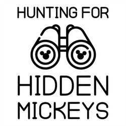 Hunting For Hidden Mickeys svg