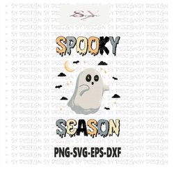 Spooky Season Png, Cute Ghost Png, Fall Png, Autumn Png, Halloween Png, Png for shirt, Retro Halloween Png