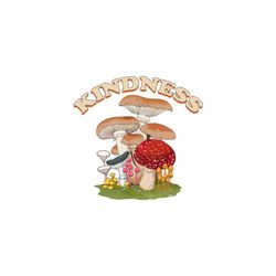 Kindness Mashroom Retro Sublimation Png, Trending Png, Kindness Png, Kindness Sublimation, Kindness Printable, Kindness