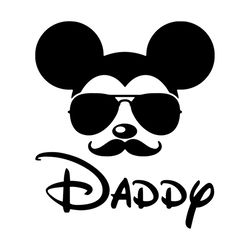 Daddy mickey, mickey, mickey face, mickey svg, adult, kids, gift for disney fan, Png, Dxf, Eps