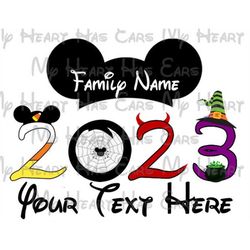 wdw trip 2023 halloween vacation mickey ears hat font personalized family image png digital file sublimation print water
