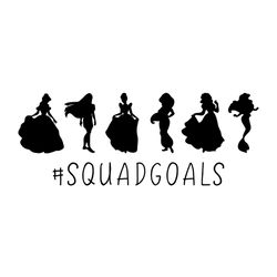 Squadgoals Disney Shirt Svg, Disney Princess, Walt Disney Svg, Disney Castle Svg, Png, Dxf, Eps