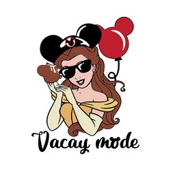 Belle Vacay Mode, Disney Chemise, Vacay mode, disney, disneyland, disney world,svg