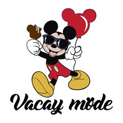 Mickey Vacay Mode Shirt Svg, Mickey Shirt, Disney Princess, Disney Vacay Mode Svg, Disney Castle Silhouette Cameo Svg, P