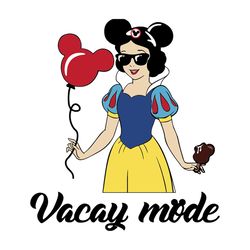 Snow White Vacay Mode, Disney Chemise, Vacay mode, disney, disneyland, disney world, disney character, disney town, disn