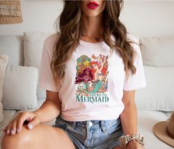 Disney The Little Mermaid Comfort Colors Shirt, Ariel Princess Shirt, Vintage Disney Princess Shirt, Disneyworld Shirt,