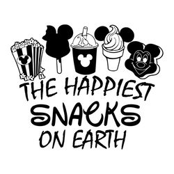 The Happiest Snacks On Earth Shirt Svg, Disney World Svg, Disney Castle, Cricut File, Silhouette Cameo, Decal, Svg, Png,