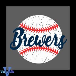 Milwaukee Brewers Shirt Svg Milwaukee Brewers Baseball Vector, Gift For MLB Svg Diy Craft Svg File For Cricut, Milwaukee