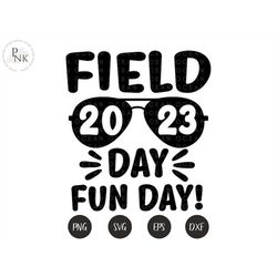 Field Day Fun Day SVG, Field Day Svg, Retro School Game Day, Smiley Face Svg, Field Day Teacher Shirt, Svg Files for Cri