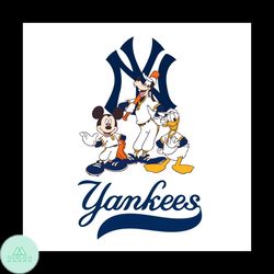 New York Yankees Shirt Svg Disney Yankees Baseball Vector, Gift For MLB Svg Diy Craft Svg File For Cricut, New York Yank