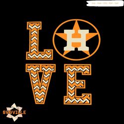 Houston Astros Shirt Svg Love Astros Baseball Vector, Gift For MLB Svg Diy Craft Svg File For Cricut, Houston Astros MLB