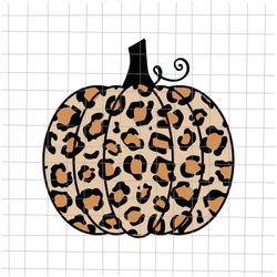 Pumpkin Leopard Print Halloween Svg, Pumpkin Leopard Print Svg, Pumpkin Halloween Svg