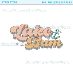 Retro vintage lake bum summer vacation popular best seller trending png svg sublimation design download