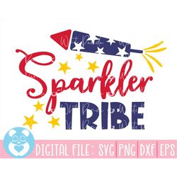 Sparkler Tribe Svg, 4th of July Svg Bundle, Independence Day Svg, Patriotic Svg, Love America Svg, Veteran Svg, Fourth o