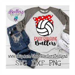 busy raising ballers svg, volleyball svg, polka dot bandana svg, cricut cut file, svg, dxf, volleyball mom svg, volleyba