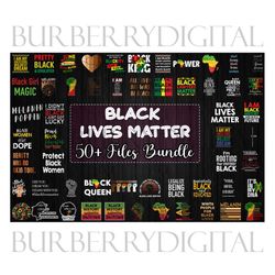 50 Files Black Lives Matter Bundle Svg, Juneteenth Svg, Free Ish Svg