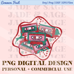 Christmas Png,Distressed Christmas Music Cassette Tapes Png,Retro Christmas Png,Christmas Shirt Design,Digital Download,