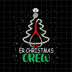ER Christmas Crew Tree Png, Emergency Room Christmas Png, Nurse Christmas Tree Png, Nurse Xmas Tree Png