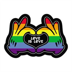 Love Is Love LGBT svg