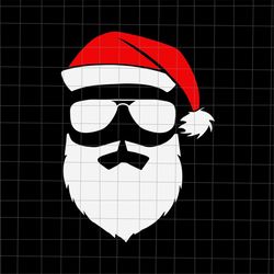 Santa Claus Face Sunglasses Svg, Santa Claus Christmas Svg, Christmas Quote Svg, Santa Quote Svg