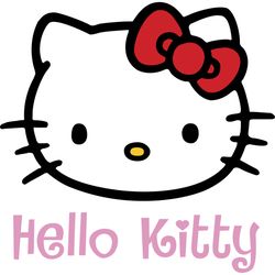 Hello Kitty Svg, Hello Kitty Svg File, Kitty Svg, Cat Svg, Cartoon Cat Svg, Cartoon Svg, Animation Svg, Kids Svg, Cricut