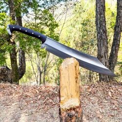 Custom Handmade Carbon Steel Blade Survival Bowie Knife | Hunting Knife Camping