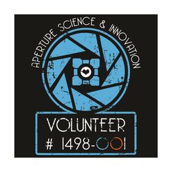 Aperture Science And Innovation Volunteer 1498 001 Svg, Trending Svg, Aperture Svg, Science Svg, Volunteer Svg, Innovati