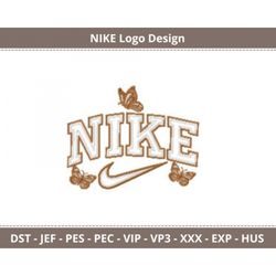 Nike Logo Butterfly embroidery design , Machine Embroidery Pattern - Instant Download Machine Embroidery Designs