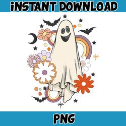 Retro Halloween Png, Retro Halloween Png, Retro Halloween Png, Groovy Sublimation PNG, Spooky Season Png, Trendy Hallowe