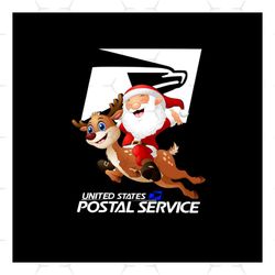 United States Postal Service Svg, Christmas Svg, Santa Claus Svg, Reindeer Svg, Santa Hat Svg, Merry Christmas Svg, Chri