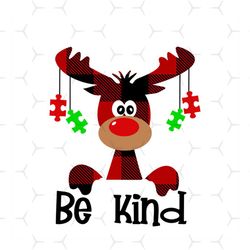 Bekind Christmas Svg, Christmas Svg, Reindeer Svg, Farm Svg, Santa Hat Svg, Merry Christmas Svg, Christmas Animal Svg, C