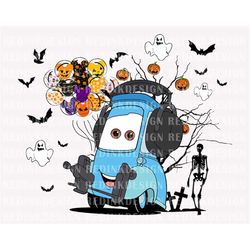 Halloween Car Png, Blue Forklift Png, Halloween Masquerade Png, Trick Or Treat Png, Fall Png, Spooky Vibes Png, Hallowee